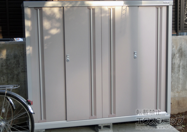 東京都練馬区のの物置・屋外倉庫、テラス屋根、サイクルポート・駐輪場、カーポート シンプリー 一般型 （MJN-196DP） 施工例