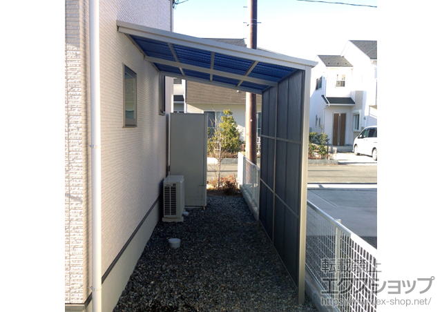 静岡県藤枝市ののストックヤード ストックヤードII オープンタイプ 積雪〜20cm対応 高さ7尺仕様 施工例