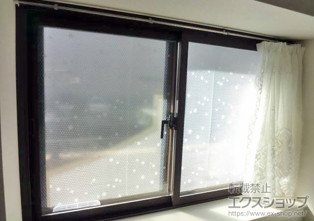 神奈川県海老名市のの二重窓（内窓） インプラス(ダストバリア)引き違い窓2枚建て 施工例