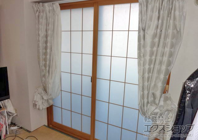 神奈川県海老名市のの二重窓（内窓） インプラス(ダストバリア)引き違い窓2枚建て 施工例