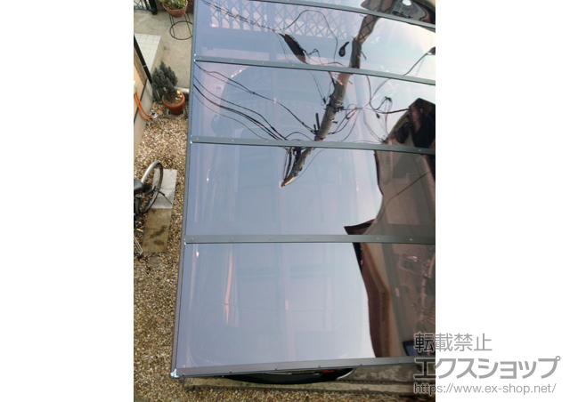 神奈川県相模原市ののカーポート レイナキャップポートグラン50　積雪〜50cm対応＋着脱式サポート　標準・ハイルーフ兼用　3本入り 施工例