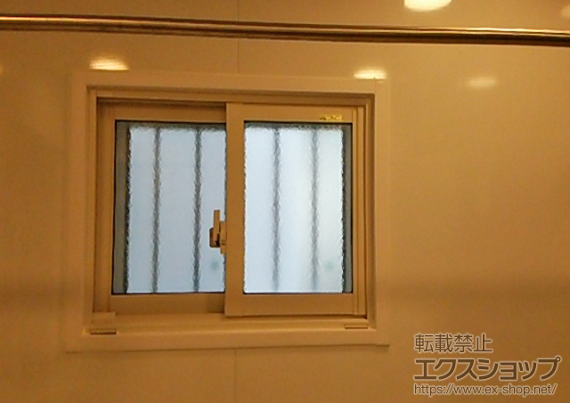 埼玉県戸田市のの二重窓（内窓） インプラス(ダストバリア)引違い窓(浴室仕様)ユニットバス納まり(Bタイプ)2枚建て 施工例