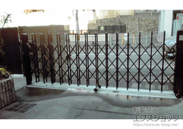 兵庫県神戸市ののカーゲート NHGD-360SBZ ニューハピネスHG 片開き 電動式 施工例