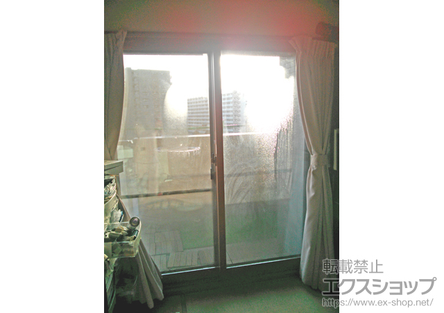 東京都江東区のの二重窓（内窓） インプラス(ダストバリア)引き違い窓2枚建て 施工例