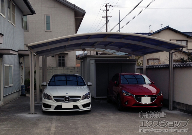 兵庫県姫路市ののカーポート レイナツインポートグラン　積雪〜20cm対応 施工例