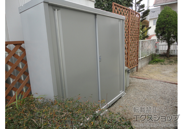 奈良県生駒市のの物置・屋外倉庫 シンプリー 一般型(MJN-175DP) 施工例