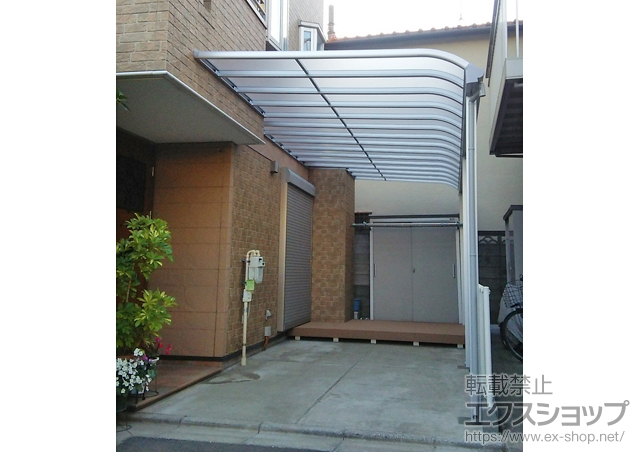 東京都江戸川区ののテラス屋根 ヴェクターテラス R型 テラスタイプ 連棟 積雪〜20cm対応 施工例