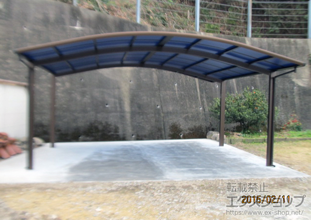 熊本県水俣市ののカーポート レイナツインポートグラン　積雪〜20cm対応 施工例