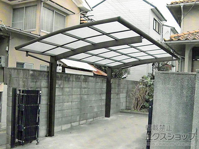 京都府京都市ののカーポート プレシオスポート 積雪〜20cm対応 施工例