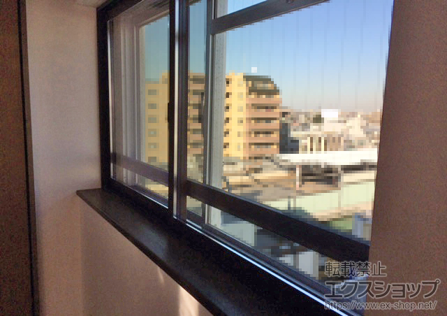 東京都練馬区のの二重窓（内窓） インプラス(ダストバリア)引き違い窓2枚建て 施工例