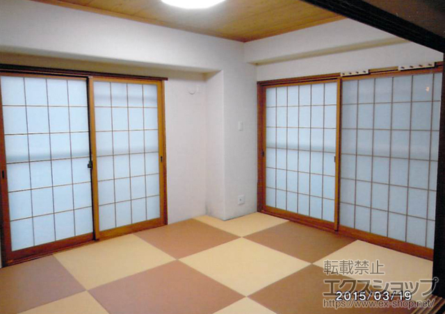 大阪府高槻市のの二重窓（内窓） インプラス(ダストバリア)引き違い窓2枚建て 施工例