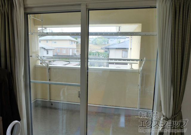 広島県東広島市のの二重窓（内窓） インプラス(ダストバリア)引き違い窓2枚建て 施工例