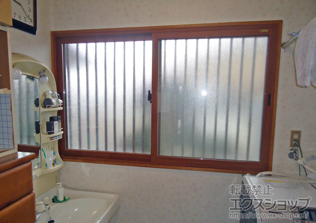 茨城県結城市のの二重窓（内窓） インプラス(ダストバリア)引違い窓2枚建て 施工例