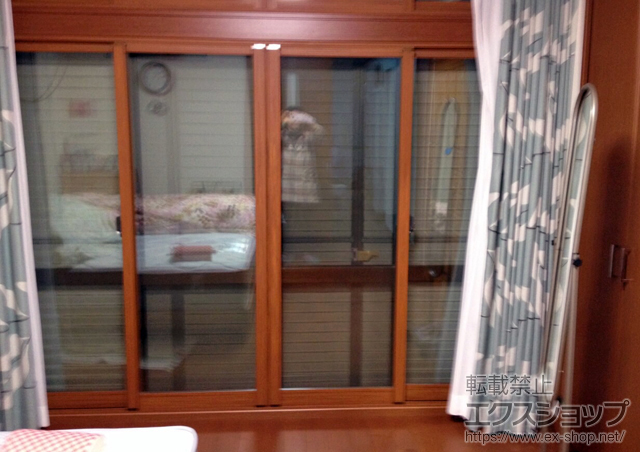 埼玉県秩父市のの二重窓（内窓） インプラス(ダストバリア) 引違い窓4枚建 施工例