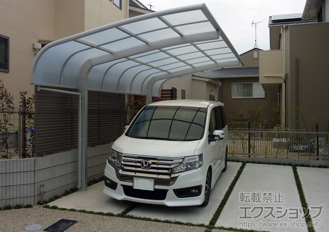 愛知県名古屋市のLIXIL リクシル（トステム）のカーポート テールポートシグマIII 積雪〜20cm対応 施工例