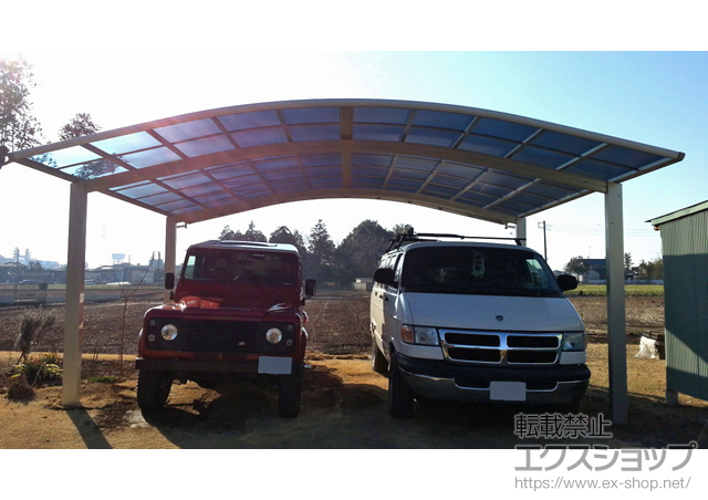 茨城県古河市ののカーポート レイナツインポートグラン　積雪〜20cm対応 施工例