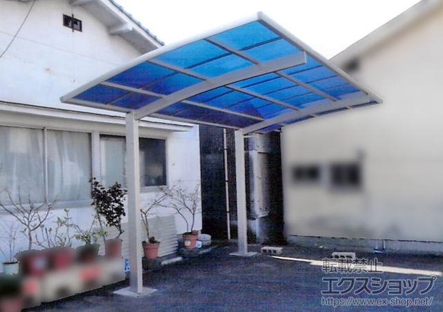 大分県日田市ののカーポート レイナポートグラン　積雪〜20cm対応 施工例