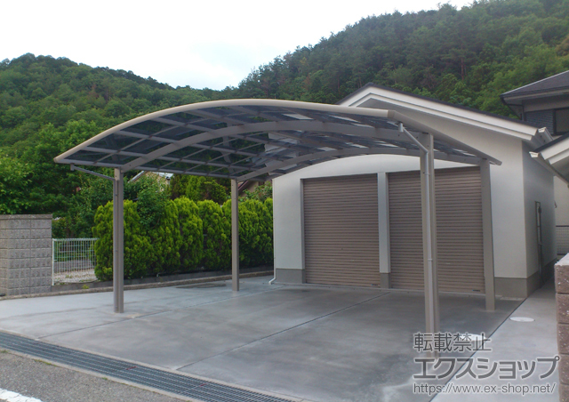 兵庫県川辺郡猪名川町ののカーポート レイナツインポートグラン　積雪〜20cm対応 施工例