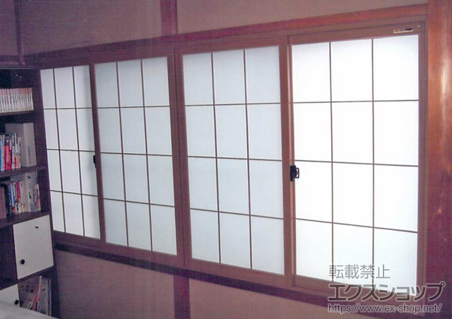 京都府舞鶴市のの二重窓（内窓） プラマードU 引違い窓4枚建 施工例