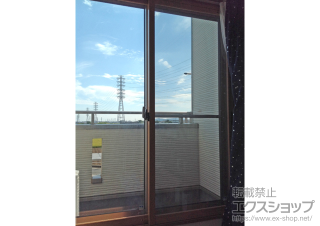 神奈川県伊勢原市のの二重窓（内窓） プラマードU 引違窓 間仕切下枠防犯仕様 施工例