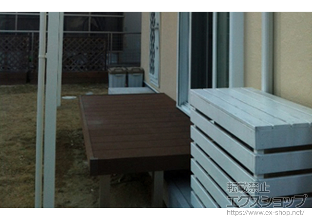 三重県桑名市ののウッドデッキ リウッドデッキ 200 施工例