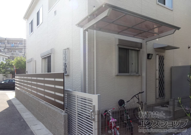 福岡県福岡市ののテラス屋根 アーキフィット ミニ 独立テラスタイプ 積雪〜20cm対応 施工例