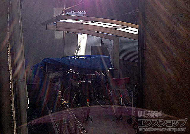 神奈川県川崎市ののサイクルポート・駐輪場 プレシオスポート ミニ 積雪〜20cm対応 施工例