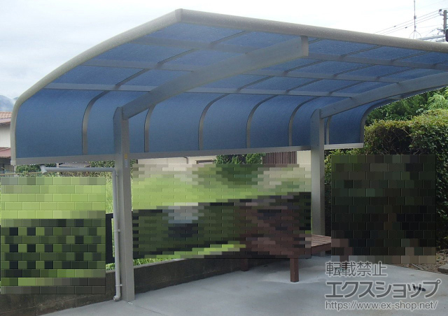 福岡県福津市ののカーポート プレシオスポート アルファ 積雪〜20cm対応 施工例