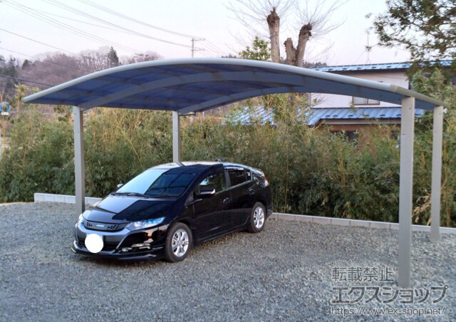 宮城県柴田郡村田町ののカーポート レイナツインポートグラン　積雪〜20cm対応 施工例