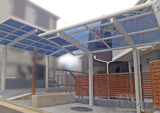 神奈川県横浜市ののサイクルポート・駐輪場 レイナポートグランミニ 積雪〜20cm対応 施工例