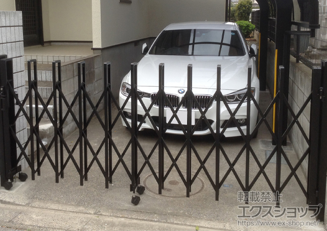 千葉県白井市ののカーゲート トリップゲート RB型 ノンレール 片開き 32S 施工例