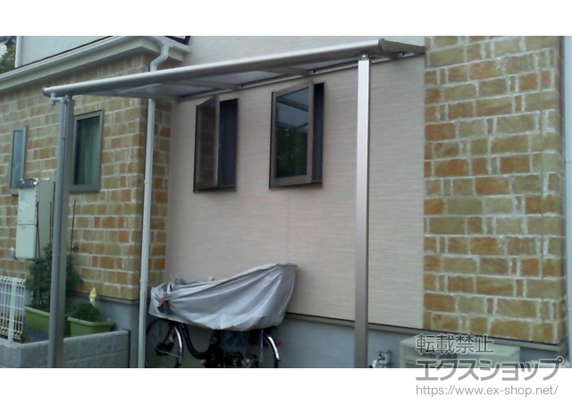 大阪府枚方市ののテラス屋根 ヴェクターテラス F型 テラスタイプ 単体 積雪〜20cm対応 施工例