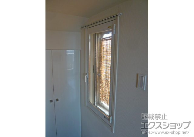 千葉県船橋市のの二重窓（内窓） インプラス ダストバリア仕様 開き窓 外観左吊り元 施工例