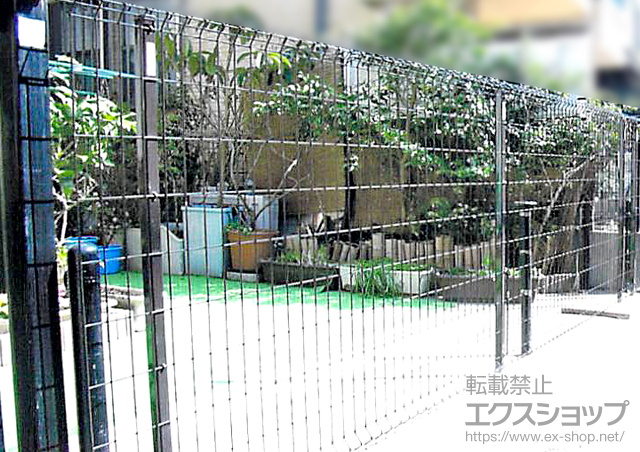 東京都杉並区ののフェンス・柵 イーネットフェンス1F型 自由柱タイプ 施工例