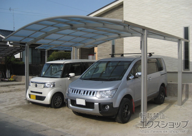 佐賀県佐賀市ののカーポート レイナツインポートグラン　積雪〜20cm対応 施工例