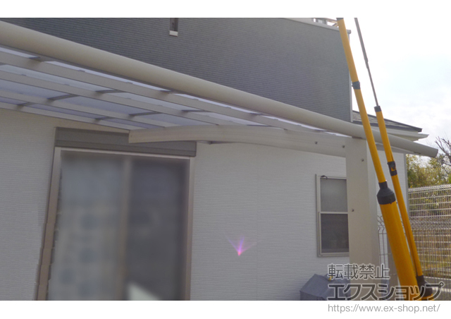 奈良県大和郡山市ののカーポート プレシオスポート 積雪〜20cm対応 施工例