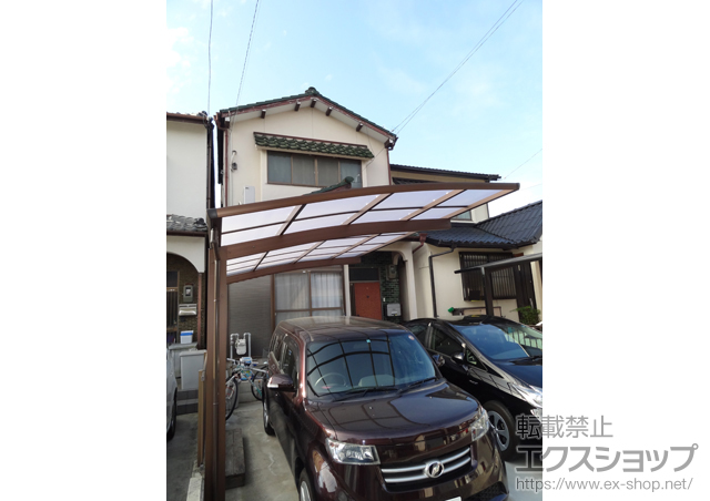 愛知県名古屋市ののカーポート プレシオスポート 積雪〜20cm対応 施工例