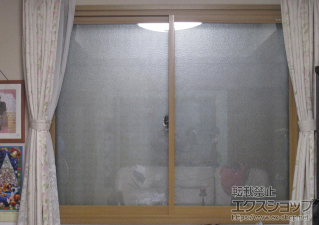 福岡県小郡市のの二重窓（内窓） プラマードU 引違い窓2枚建 施工例