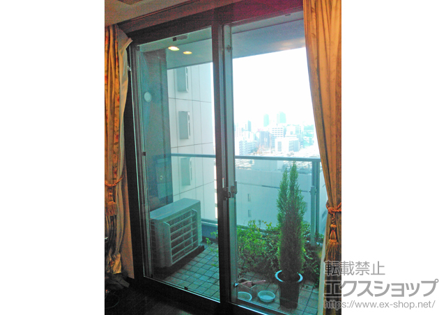 東京都港区のの二重窓（内窓） インプラス(ダストバリア)引き違い窓2枚建て 施工例