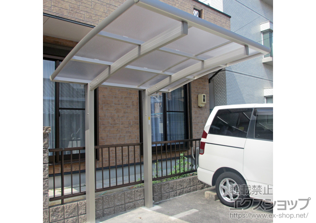 愛知県名古屋市ののサイクルポート・駐輪場 レイナポートグランミニ 積雪〜20cm対応 施工例