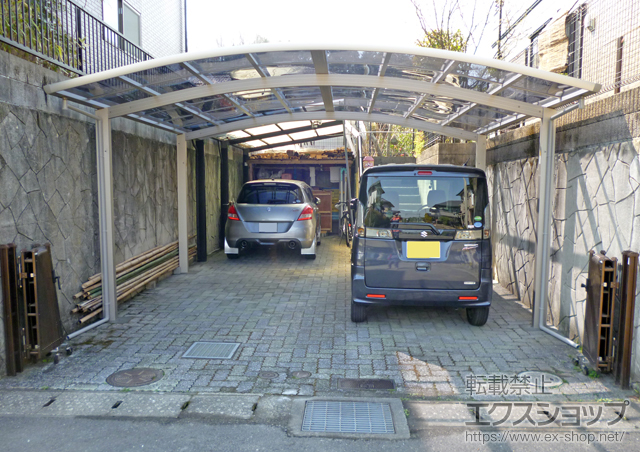 大分県大分市ののカーポート レイナツインポートグラン　積雪〜20cm対応 施工例