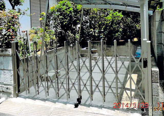 千葉県八千代市ののカーゲート トリップゲート RA型 ノンレール 片開き 33S 施工例