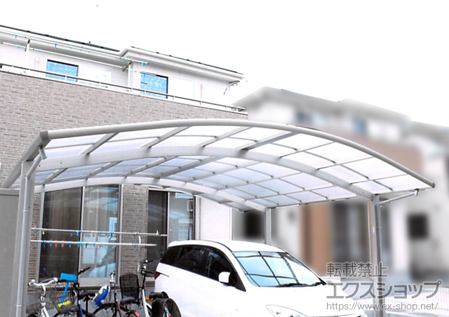 埼玉県八潮市ののカーポート レイナツインポートグラン　積雪〜20cm対応 施工例