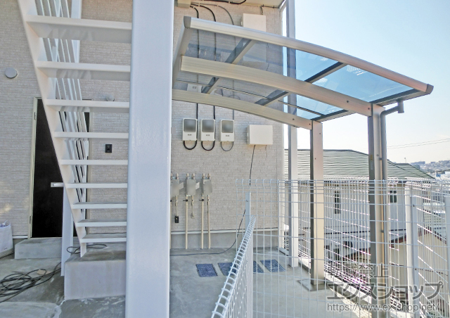 神奈川県横浜市ののサイクルポート・駐輪場 プレシオスポート ミニ 積雪〜20cm対応 施工例