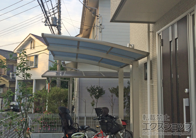 東京都多摩市ののサイクルポート・駐輪場 レイナポートグランミニ 積雪〜20cm対応 施工例