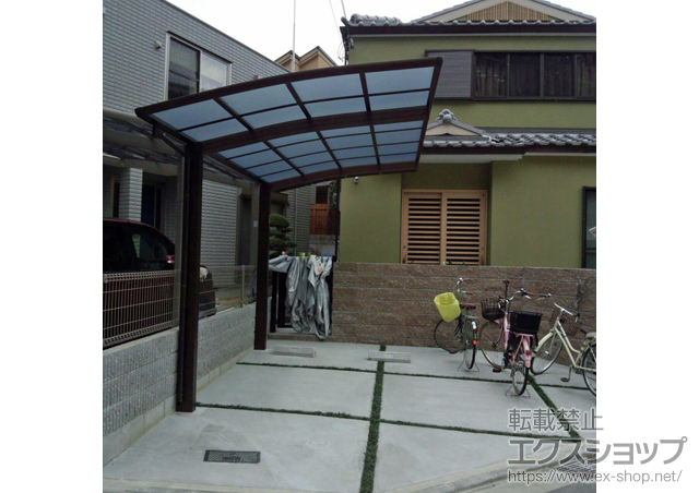 大阪府高槻市ののカーポート レイナポートグラン　積雪〜20cm対応 施工例