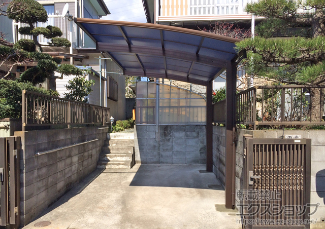 神奈川県横須賀市ののカーポート プレシオスポート 積雪〜20cm対応 施工例