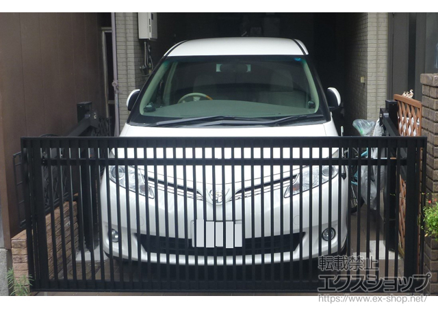 大阪府大阪市ののカーゲート オーバードアS2型 手動式 施工例