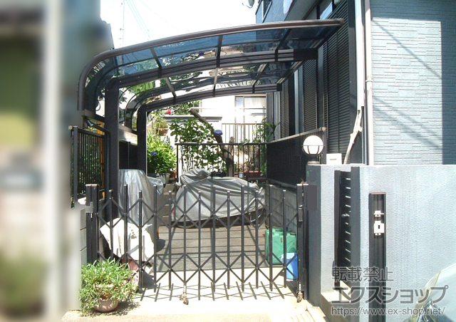 千葉県船橋市ののカーポート プレシオスポート アルファ 積雪〜20cm対応 施工例