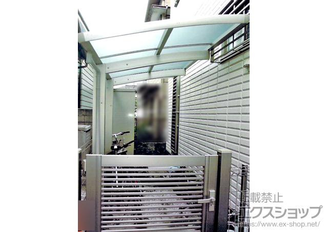 神奈川県伊勢原市ののサイクルポート・駐輪場 レイナポートグランミニ 積雪〜20cm対応 施工例